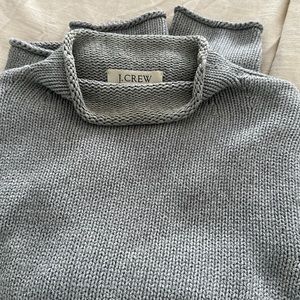 J. Crew Turtleneck/Rollneck Sweater in Gray, S
